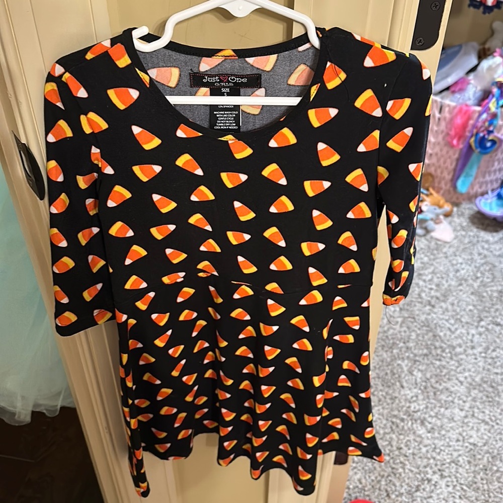 Size 4 Halloween candy corn dress small size 4